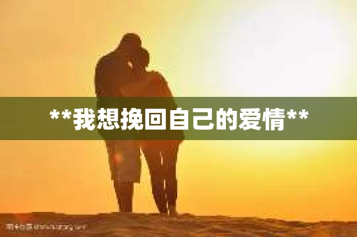 **我想挽回自己的爱情**