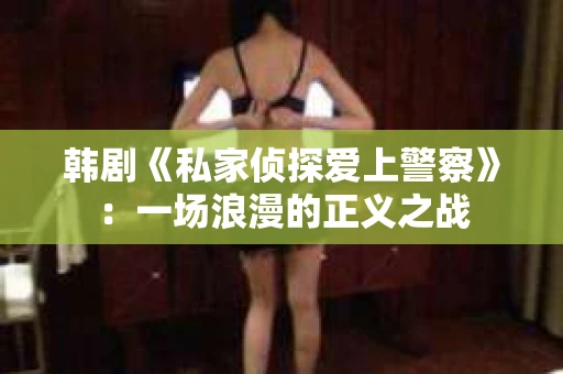 韩剧《私家侦探爱上警察》：一场浪漫的正义之战