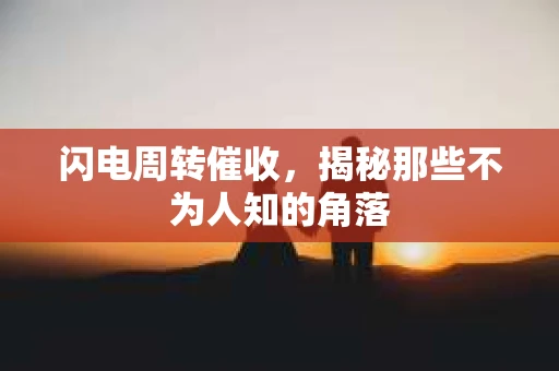 闪电周转催收，揭秘那些不为人知的角落