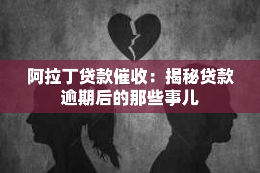 阿拉丁贷款催收：揭秘贷款逾期后的那些事儿