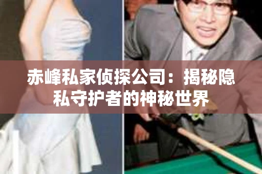 赤峰私家侦探公司：揭秘隐私守护者的神秘世界