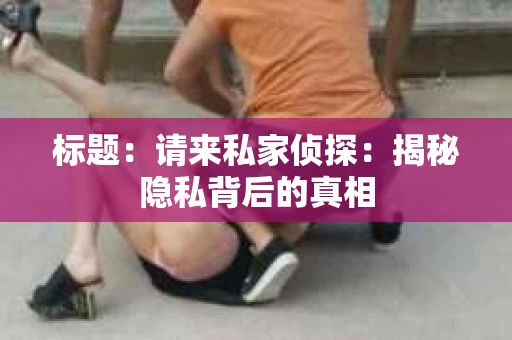 标题：请来私家侦探：揭秘隐私背后的真相