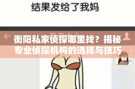 衡阳私家侦探哪里找？揭秘专业侦探机构的选择与技巧