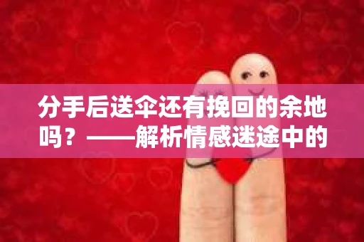 分手后送伞还有挽回的余地吗？——解析情感迷途中的决策