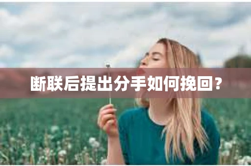 断联后提出分手如何挽回？