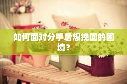 如何面对分手后想挽回的困境？