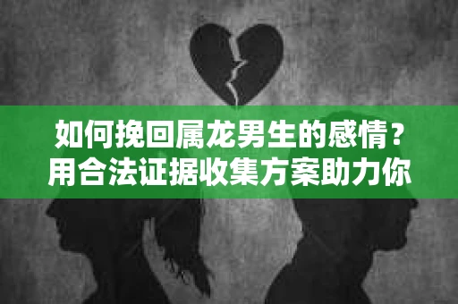 如何挽回属龙男生的感情？用合法证据收集方案助力你的努力？